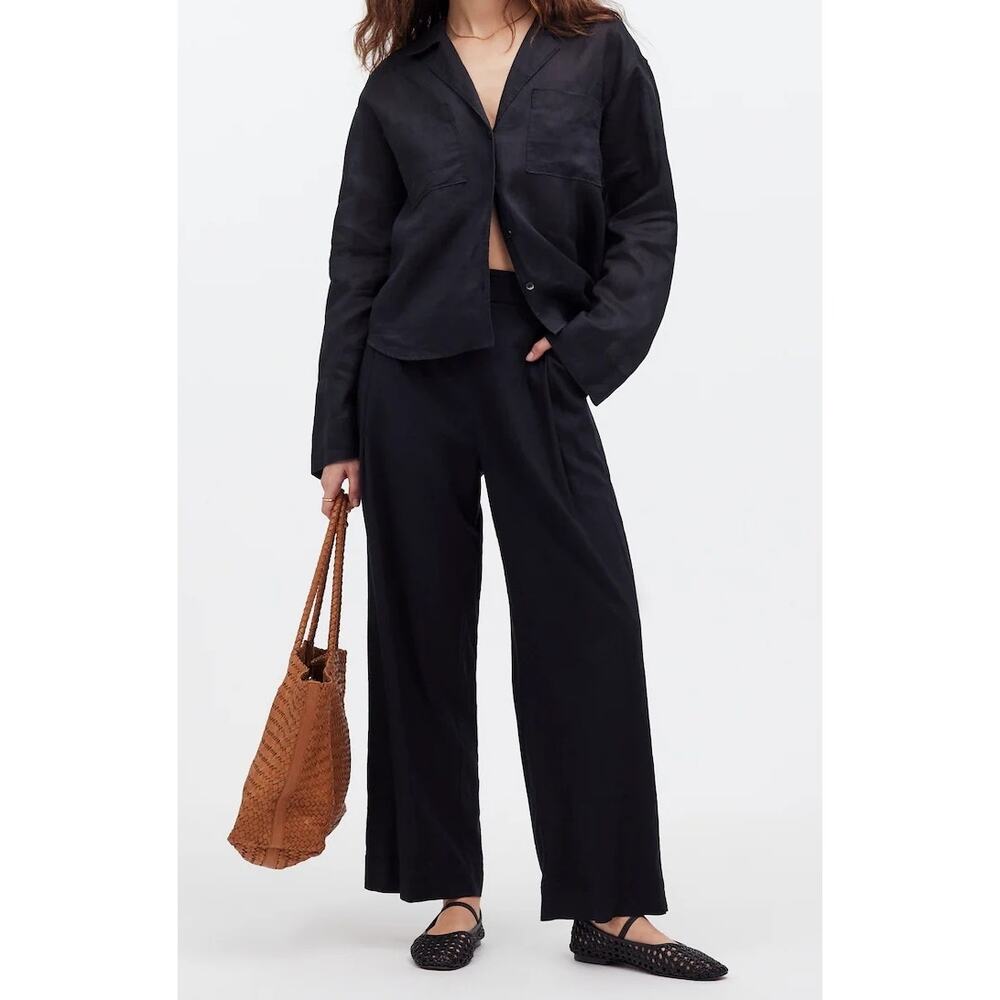 Madewell Black Straight Leg Pants